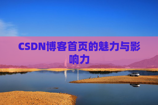 CSDN博客首页的魅力与影响力